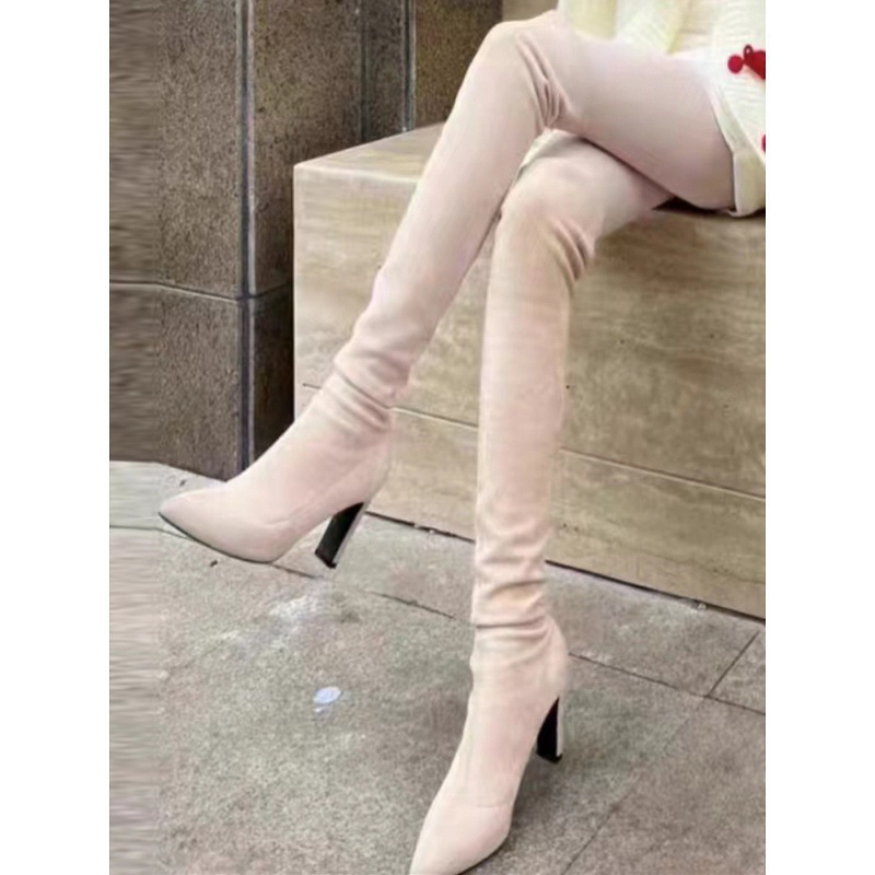 Bottes à tube long pour femmes - Knee High Sock Women avis et prix