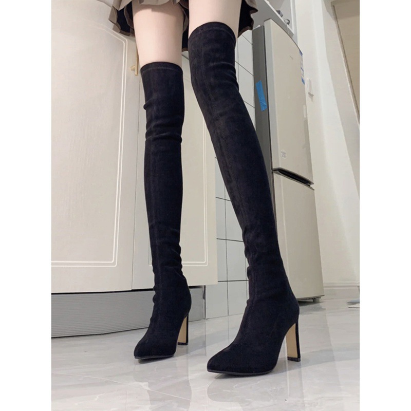 Bottes à tube long pour femmes - Knee High Sock Women avis et prix