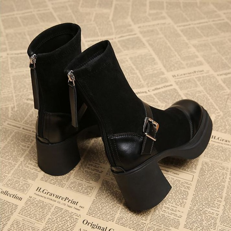 Bottines Plateforme Femme Talo - No Show Sock Women avis et prix