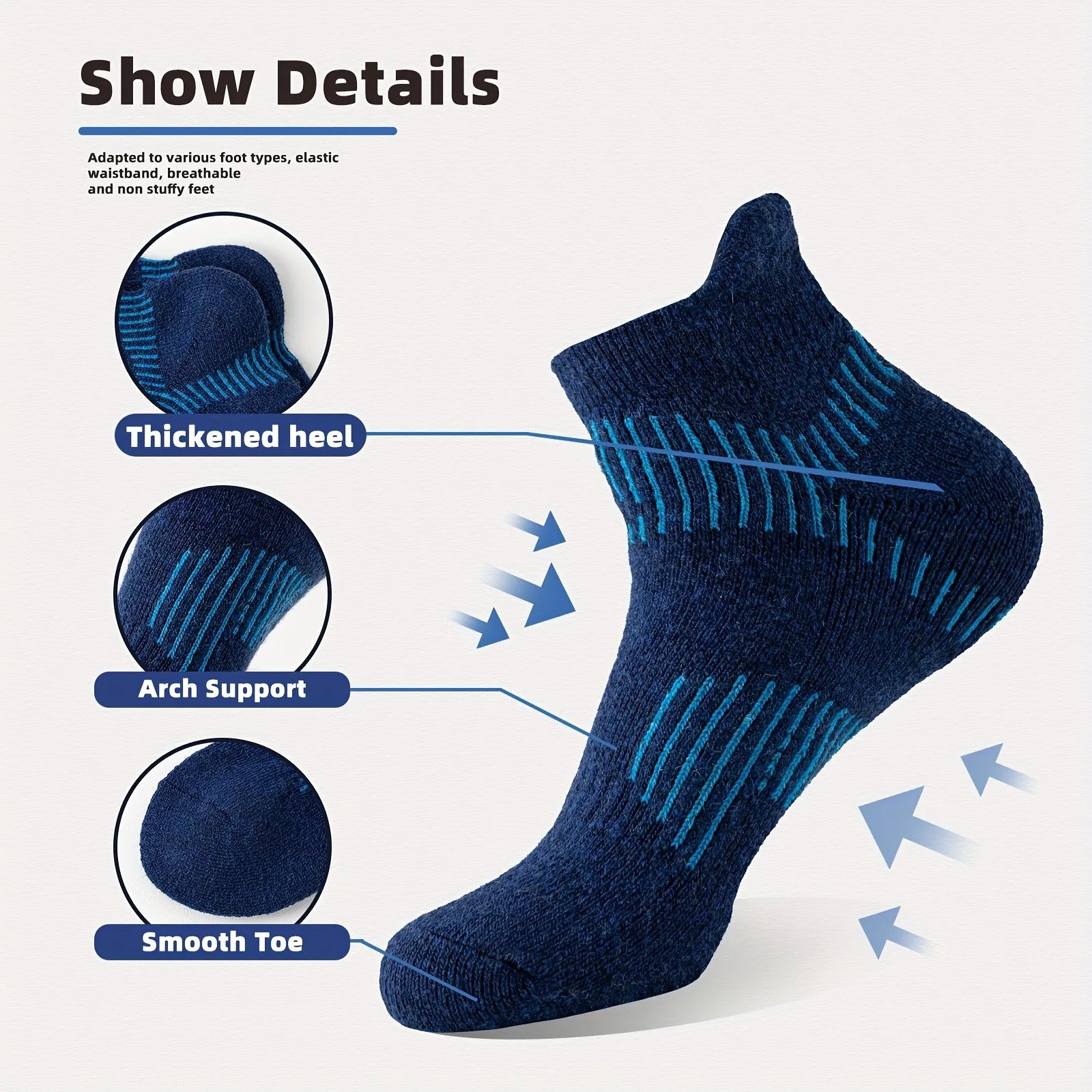 Chaussettes de randonnée et de - Wool Hiking Sock avis et prix